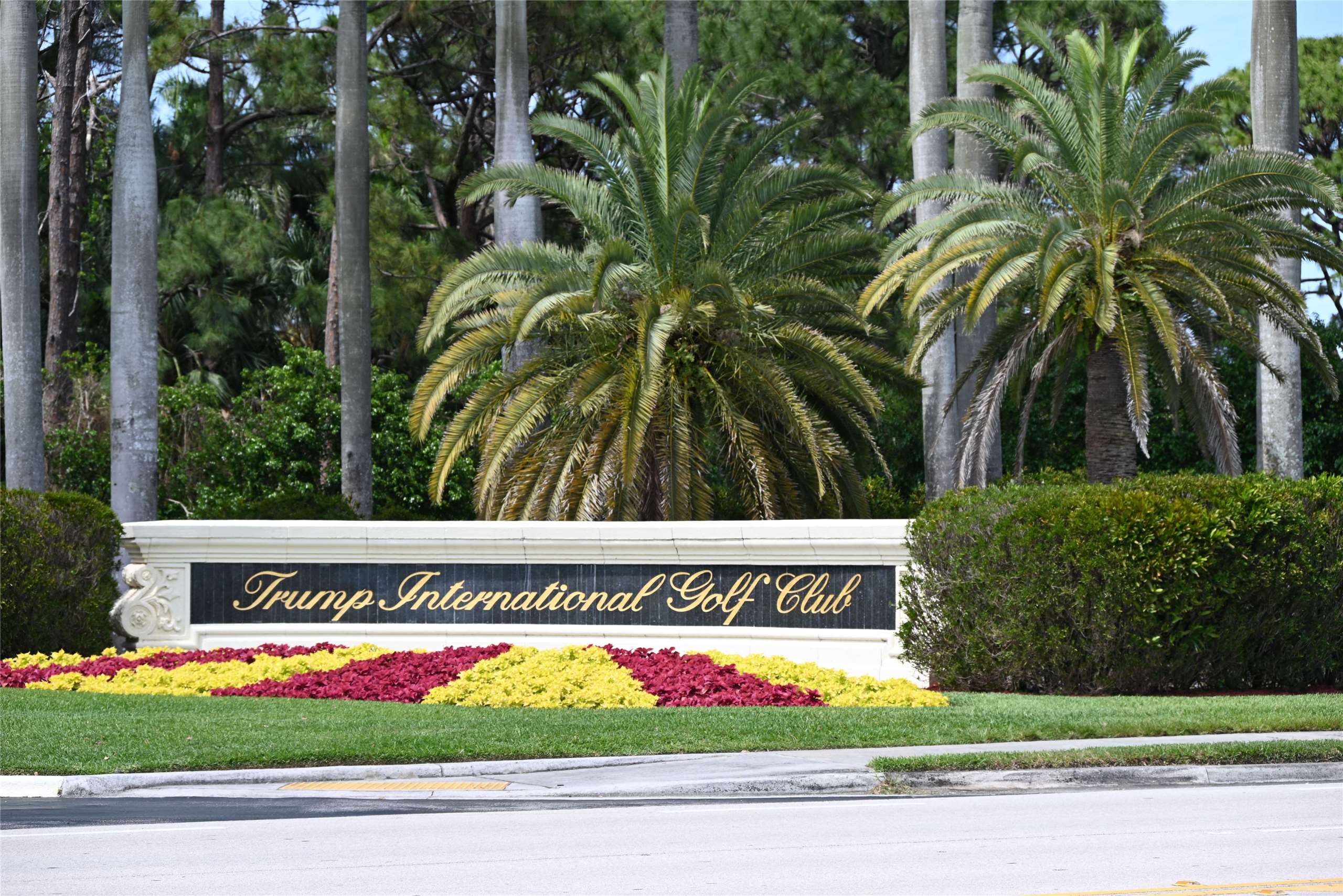 位於佛羅里達州西棕櫚灘的川普國際高爾夫俱樂部(Trump International Golf Club)。 (檔案照)
