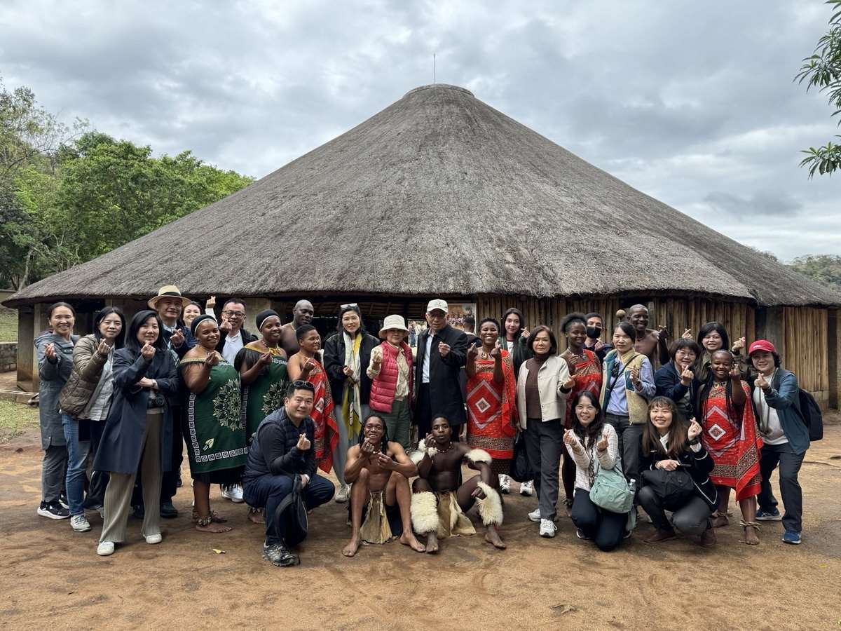 外交部籌組觀光踩線團前往史瓦帝尼考察，並認為史國觀光資源豐富，深值國人前往探索 (外交部提供)