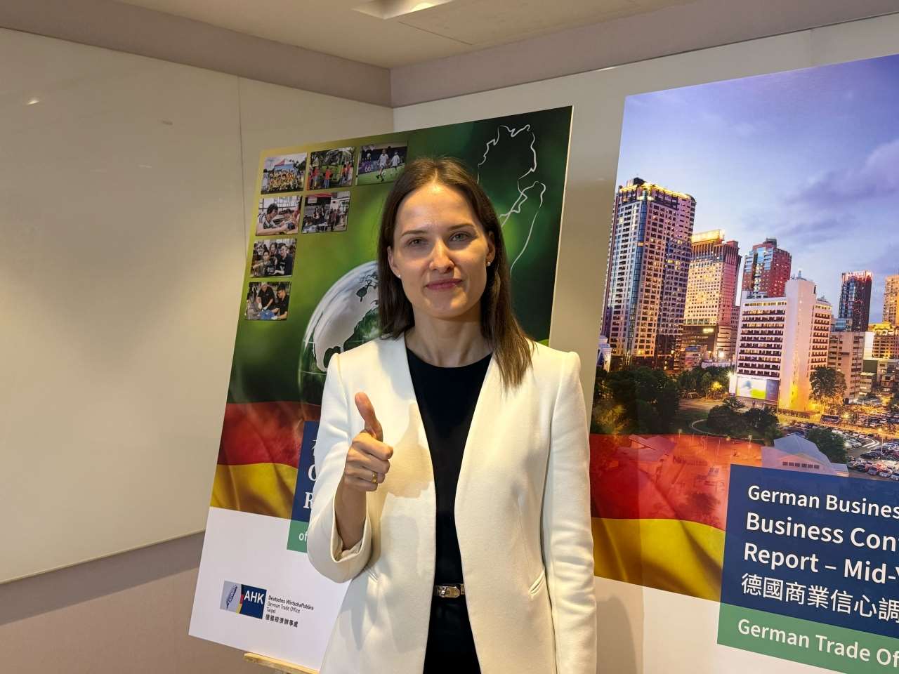 德國經濟辦事處處長蘭依樺(Eva Langerbeck)在「台北德國會議」指出，台、德有許多可以合作的空間。資料照片。(謝佳興 攝)