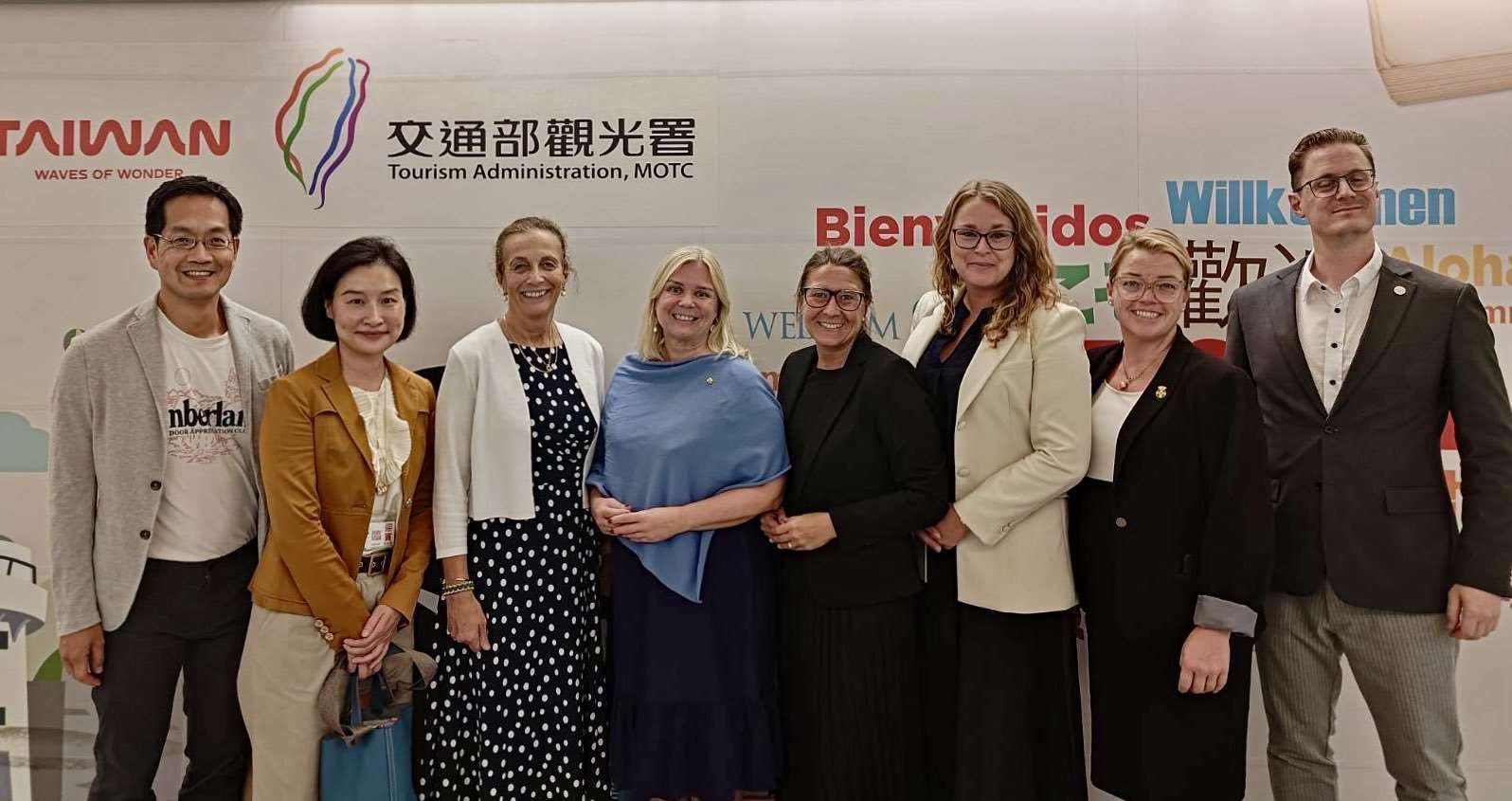 「台瑞典國會議員協會」跨黨派訪問團抵台訪問。(圖：外交部)