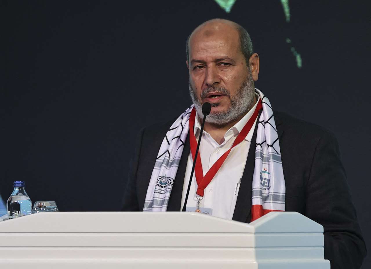 哈瑪斯首席談判代表哈雅(Khalil al-Hayya)。