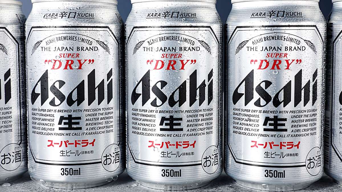 朝日集團旗下暢銷的Super Dry啤酒。(圖:FB/@asahibeer.japan)