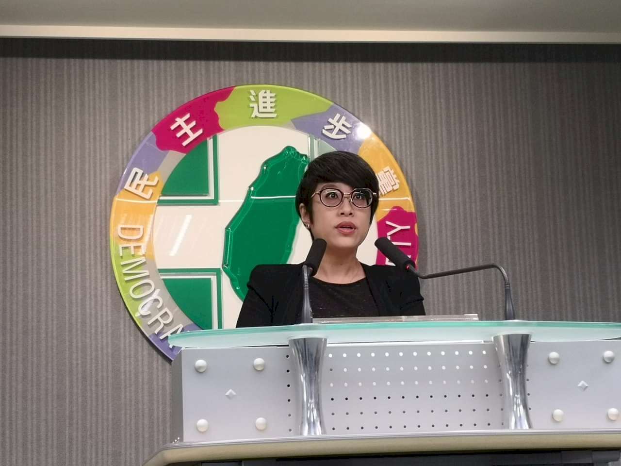 民進黨性別平等事務部主任李晏榕。資料照。(劉玉秋 攝)