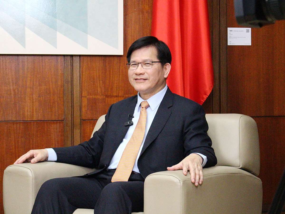 外交部長林佳龍8日表示，台灣雖然無法自由參與世界，但可以利用「文化外交」等方式走向世界。(王照坤 攝)