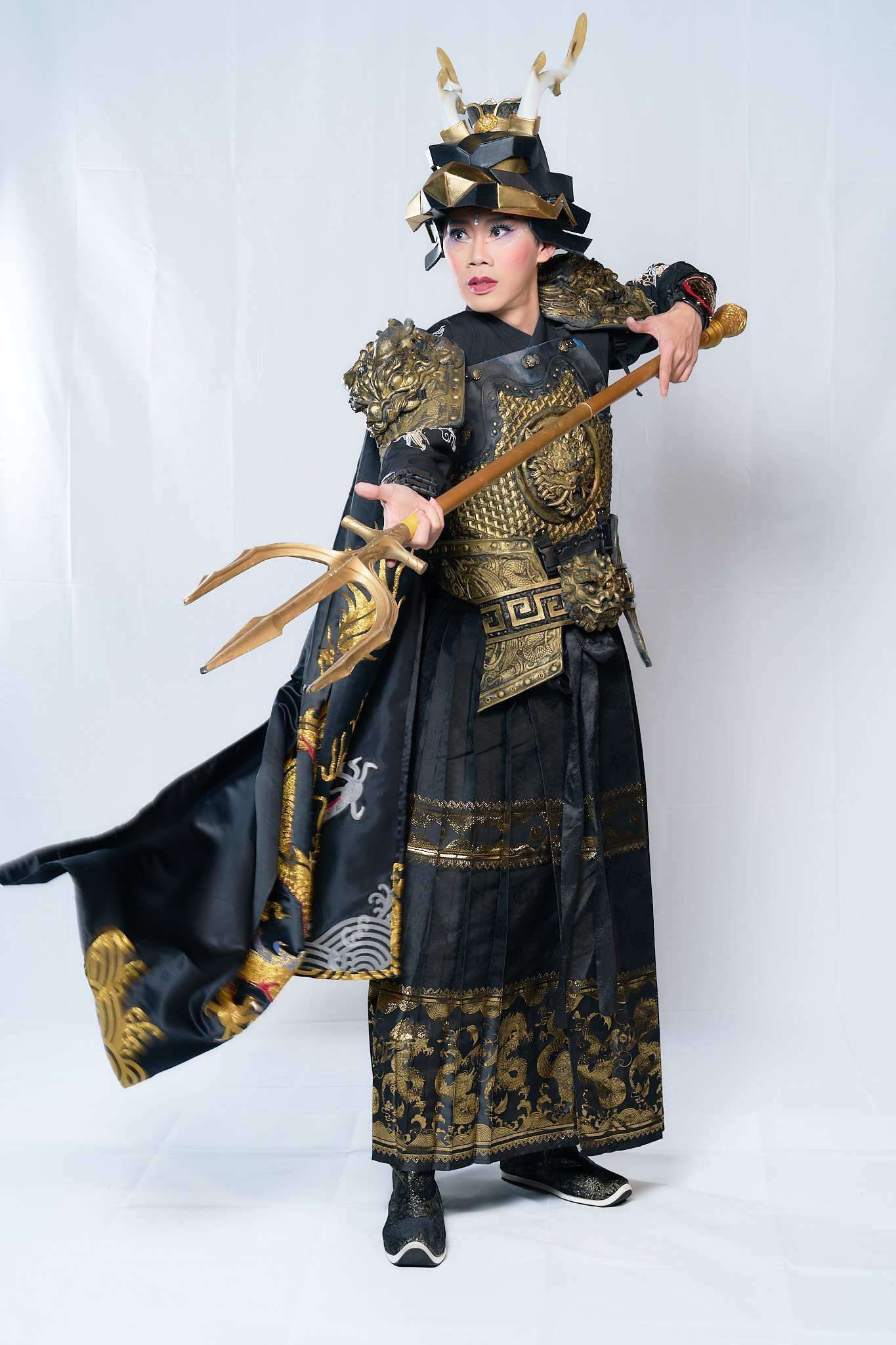 曾升煌東海龍王扮相