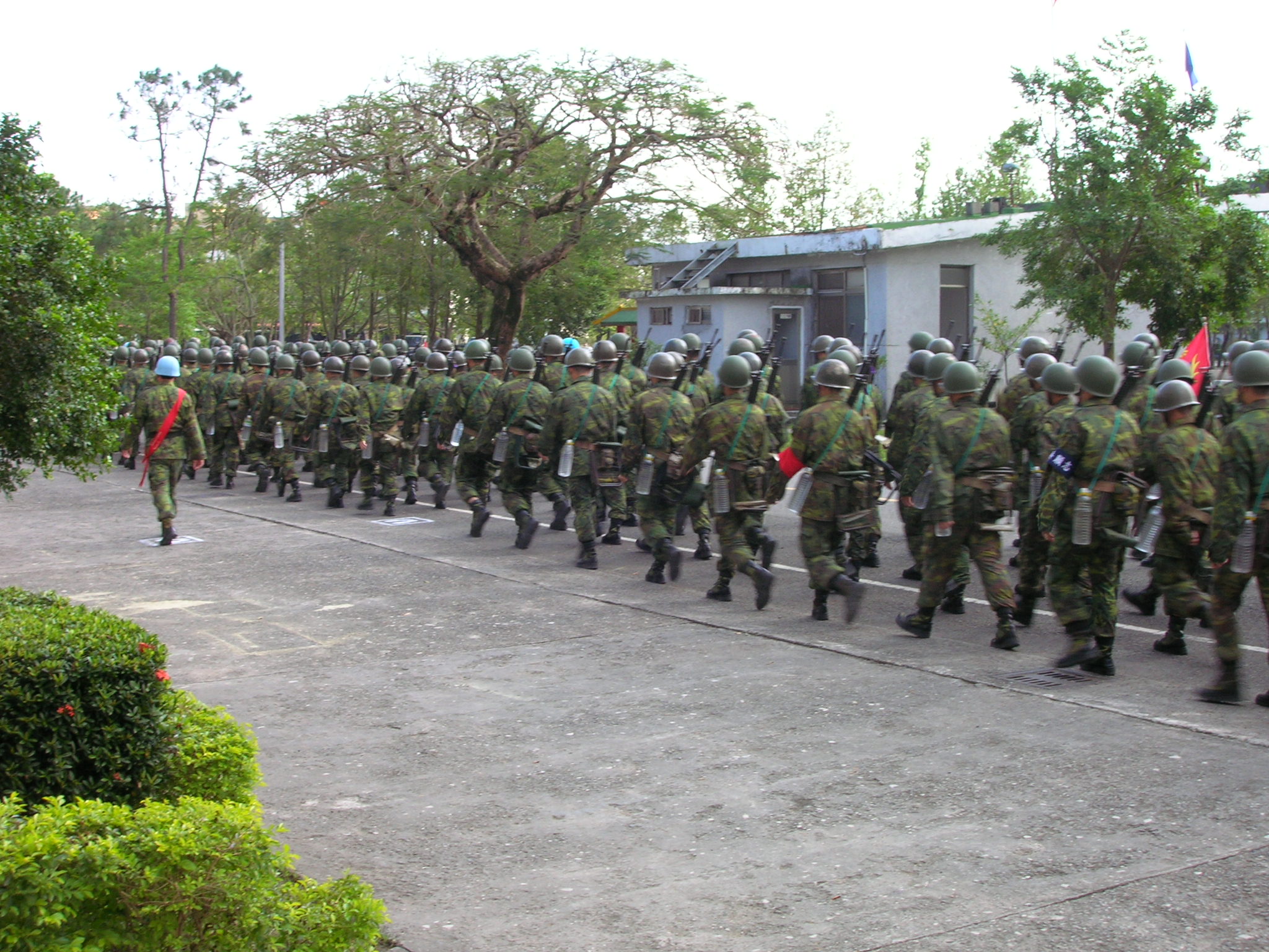 藝人閃兵案延燒，其中不乏三金得主，文化部籲藝人為粉絲樹立典範。圖為義務役男受訓。資料照片(圖 : 內政部)