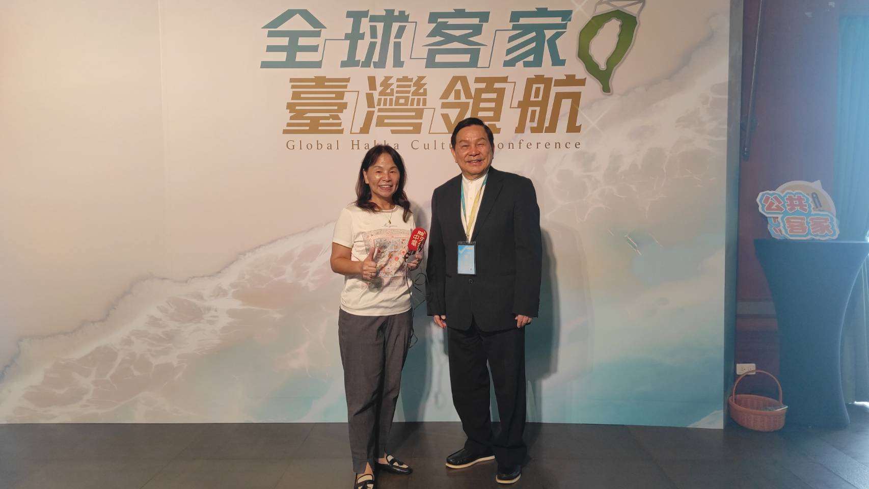 訪問巴西客屬崇正總會名譽會長張永西