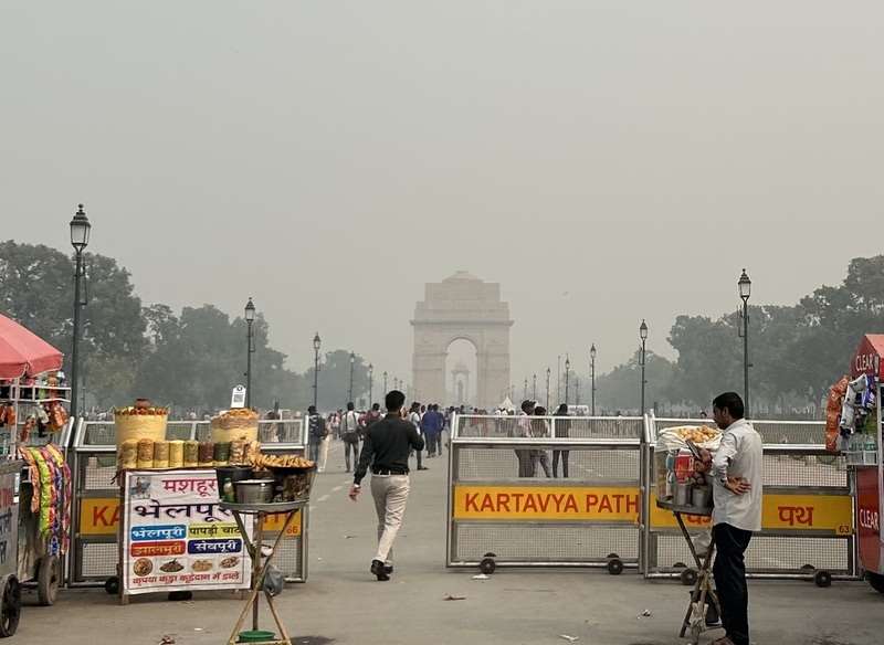 印度德里的空氣品質持續下降。 (檔案照)