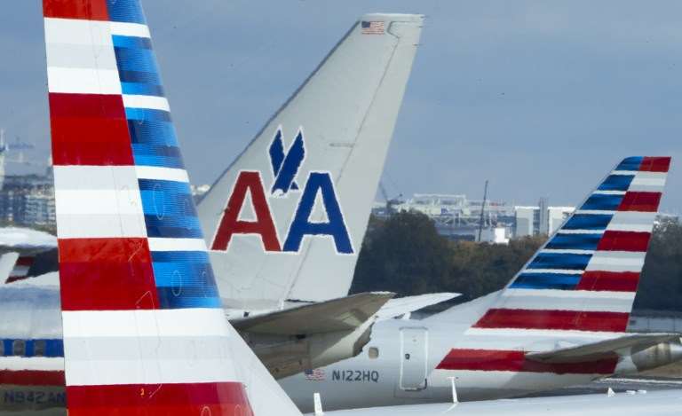 美國航空公司(American Airlines) 。資料照。(AFP)