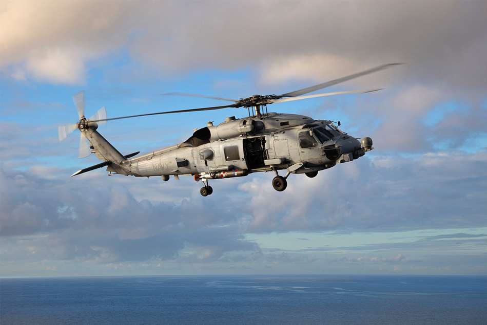 美軍MH-60R海鷹直升機(Seahawk helicopter)。示意圖。 (圖:X@LockheedMartin)