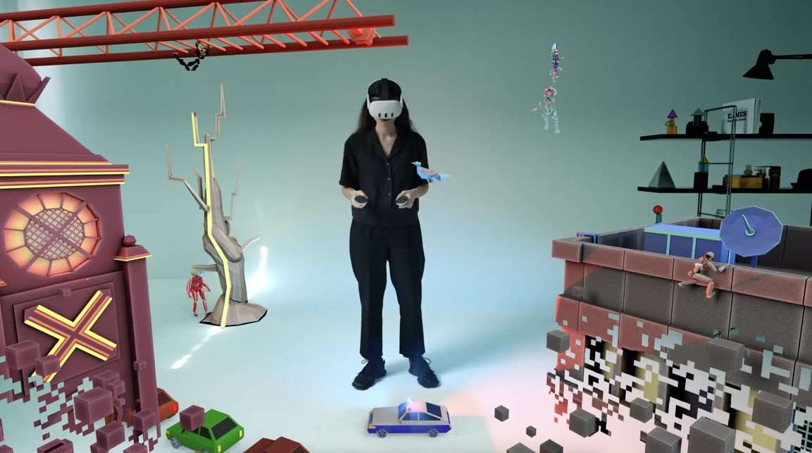 2025 TTXC XR DREAMLAND 將展映由蒂妲史雲頓旁白的MR作品《失控生存遊戲》。（高雄市政府提供）