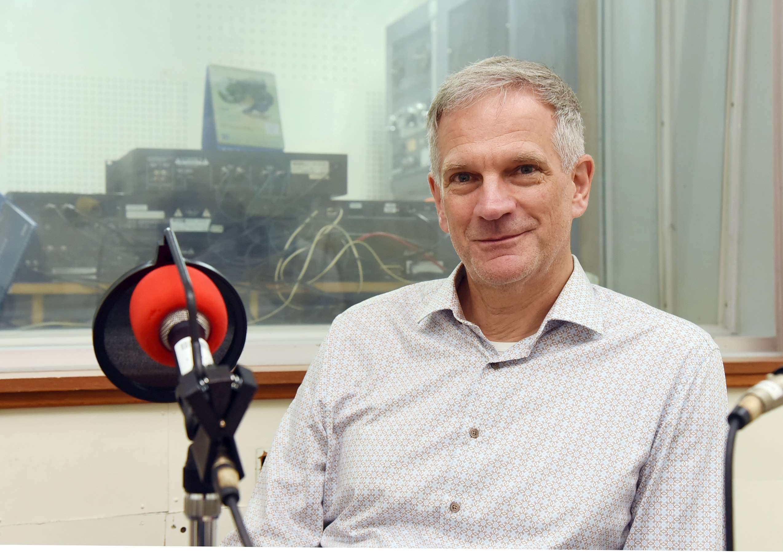 德國在台協會處長狄嘉信(Karsten Tietz)1日接受中央廣播電台專訪。(Rti)