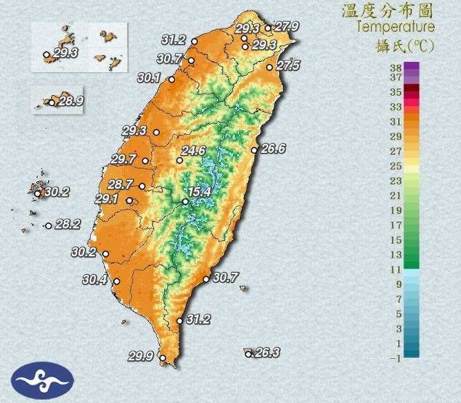 第一波帶有冷空氣的東北季風將在18日晚間南下，大台北、東半部轉有雨，氣溫漸降，19至22日各地轉有降雨機率，受「秋颱效應」影響，北、東部明顯降雨、並有大量降雨潛勢。(圖:交通部中央氣象署)