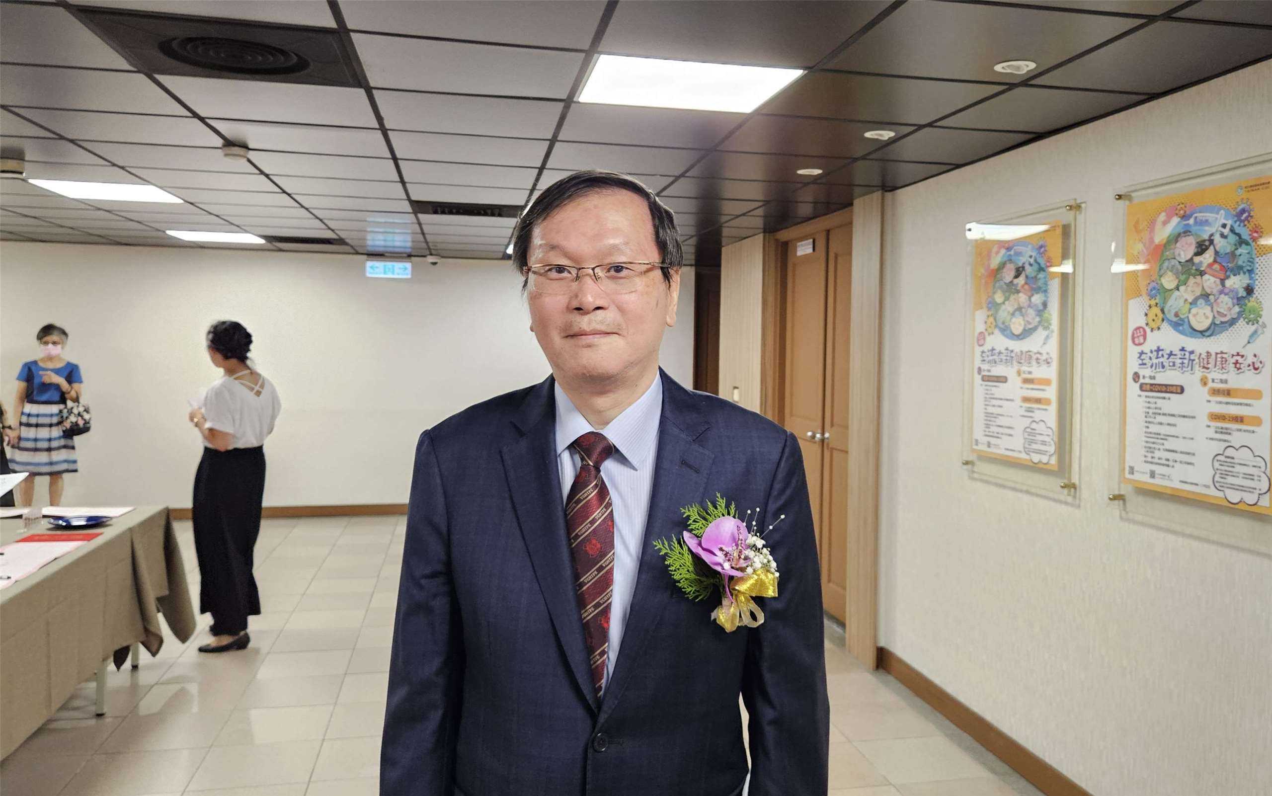 衛福部常務次長莊人祥。(央廣檔案照)
