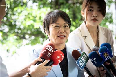 針對再傳大咖藝人因「閃兵」遭拘提，內政部長劉世芳21日表示，會尊重並配合司法調查。(楊仁翔 攝)