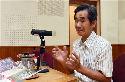 曾子良教授接受美麗的台灣節目專訪