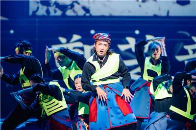 嚎哮排演全新台語饒舌音樂劇《別叫我成功》，北藝中心爆笑登場。(嚎哮排演提供)