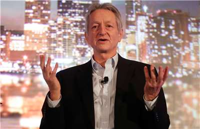有「人工智慧教父」之稱的科學家辛頓(Geoffrey Hinton)。資料照。