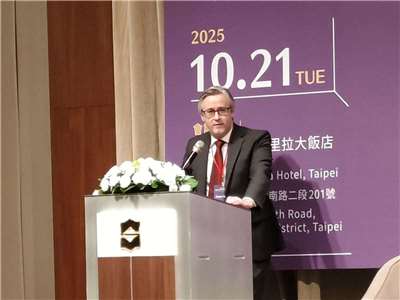 華府智庫詹姆士敦基金會(The Jamestown Foundation)主席孟沛德(Peter Mattis)。(王韋婷攝)