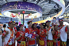 EM
中國國際服務貿易交易會 36家台商參展
2025年中國國際服務貿易交易會（服貿會）10日至14
日在北京首鋼園區舉辦。台灣形象展今年有36家企業
參展，分別來自科技服務、健康衛生服務、金融服
務、供應鏈及商務服務四大行業。圖為展位。
中央社記者謝怡璇北京攝  114年9月11日
