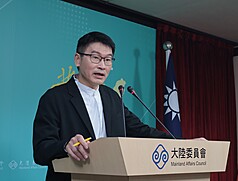陸委會副主委兼發言人梁文傑。資料照。(中央社)
