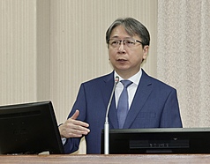 國安局長蔡明彥（圖）15日出席立法院外交及國防委員會。

