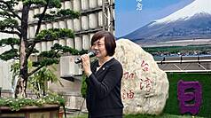 前日本首相安倍晉三遺孀安倍昭惠（圖）22日率日本安倍後援會成員，前往高雄紅毛港保安堂的安倍晉三銅像前獻花致意。

