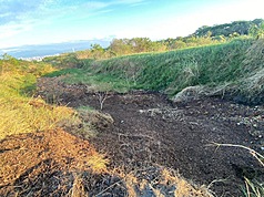 因應非洲豬瘟疫情，全國目前禁廚餘養豬，台中市採掩埋方式去化廚餘，引發環保爭議。資料照。（台中市政府提供）

