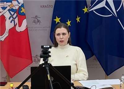 立陶宛國防部長薩卡利埃內(Dovile Sakaliene)主張在當前區域安全威脅下，所有政府部門都應尋找資源支援國防，而非僅依賴國防部預算。資料照。 (圖:@DSakaliene)