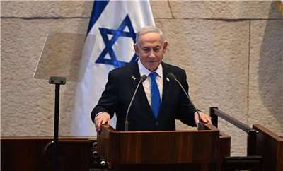 以色列總理尼坦雅胡(Benjamin Netanyahu)18日表示，他將在2026年大選，尋求連任。資料照。 (圖:@IsraeliPM)