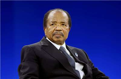 於總統大選中獲得連任的喀麥隆總統畢亞(Paul Biya)。(路透社/達志影像)