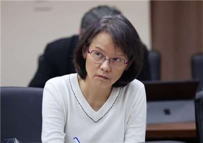 北一女教師區桂芝11日受邀在國民黨主席辯論會中擔任彩蛋提問人。