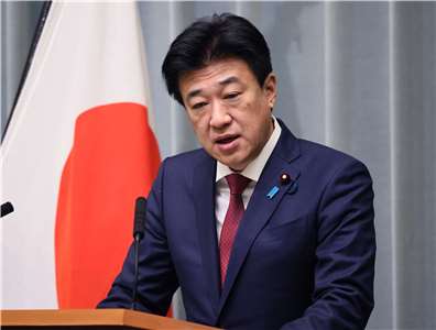 日本新任官房長官木原稔。(AFP)