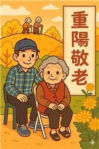 九九重陽，登高望遠憶親人，萬聖節平安快樂