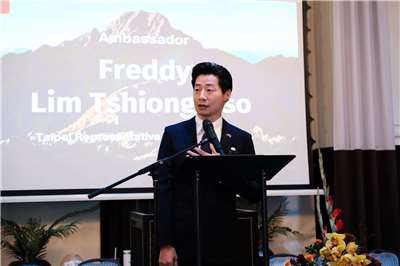 台灣駐芬蘭大使林昶佐。(FB/@TaiwaninFinland)