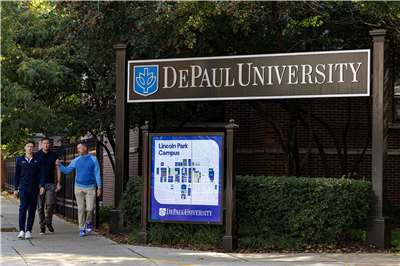 位於芝加哥的帝博大學(DePaul University)。 (檔案照)