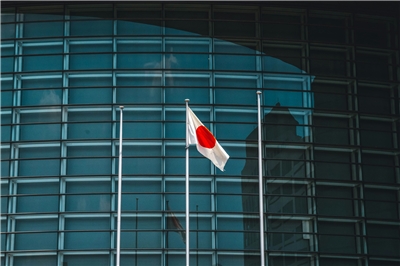 日本國旗。(Unsplash圖庫)
