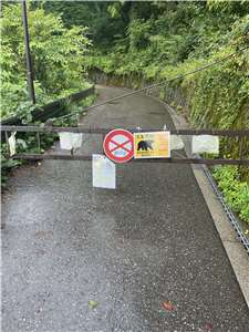 知名旅遊勝地白川鄉合掌村5日發生熊出沒導致一名觀光客受傷事件，事發後緊急封閉周邊道路。(日本白川村官網)