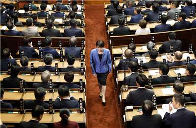 自民黨總裁高市早苗當選日本首相。