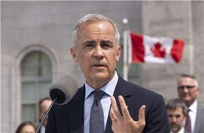 加拿大總理卡尼(Mark Carney)表示，APEC期間將會中國國家主席習近平。(檔案照)