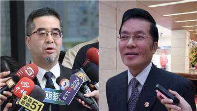 鄭麗文辦公室24日公布第2波黨務人事安排，由馬英九基金會執行長蕭旭岑(左)、前副秘書長張榮恭任副主席(右)。合成圖。(圖：中央社)