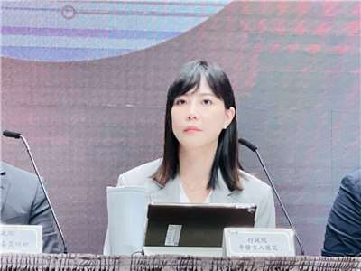 行政院發言人李慧芝。(鄭佑漢 攝 )