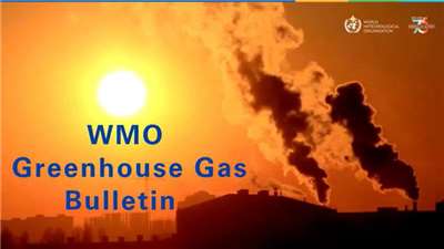 聯合國世界氣象組織(WMO)今天(15日)表示，2024年大氣中的二氧化碳(CO2)增加量創下有記錄以來最高。(圖擷取自WMO)