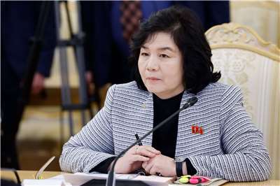北韓外交部長崔善姬將訪俄羅斯。 (檔案照)