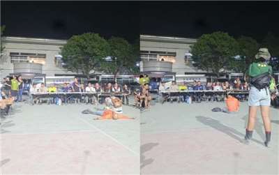 徐榛蔚昨天(3日)晚間赴光復國小與Fata'an部落自救會對話，但頻遭部落居民批評空泛，不知政府計畫方向。(翻攝FB/@Fata'an年祭)