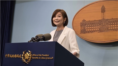 總統府發言人郭雅慧。（劉玉秋 攝）
