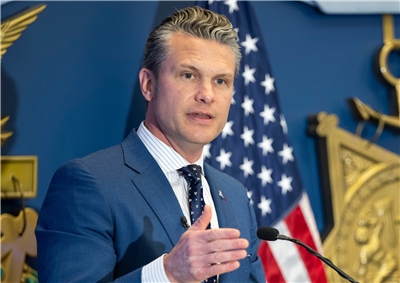 美國國防部長赫格塞斯(Pete Hegseth)。資料照。(圖：美國國防部)