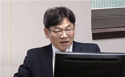 國發會主委葉俊顯20日首次到立院進行業務報告。(翻攝國會頻道)