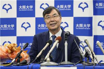 日本大阪大學特任教授坂口志文。(路透社/達志影像)