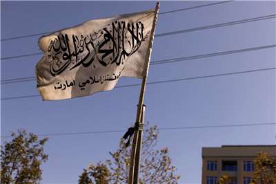 阿富汗塔利班(Afghan Taliban)旗幟。